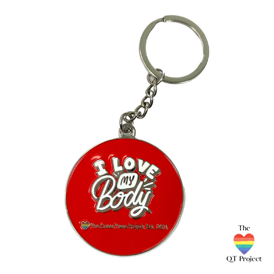 "I Love My Body" Keychain