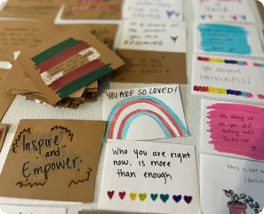 qtp-volunteer-opportunities-letter Image with letters written to QTP